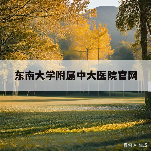 东南大学附属中大医院官网(东南大学附属中大医院官网进修报名)